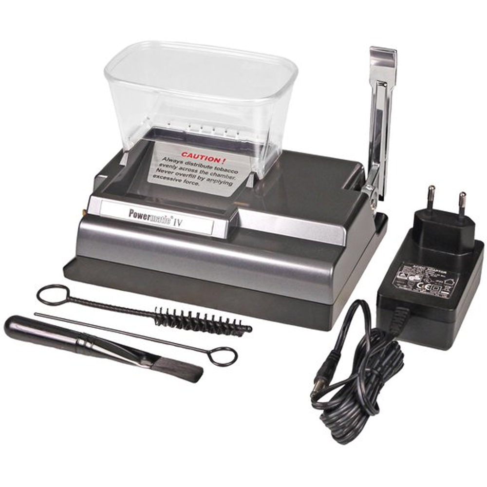 Powermatic 4 - elektrische Zigarettenstopfmaschine mit Trichter