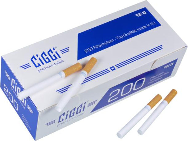 CIGGI Filterhülsen Zigaretten-Hülsen - 5 x 200 Stück
