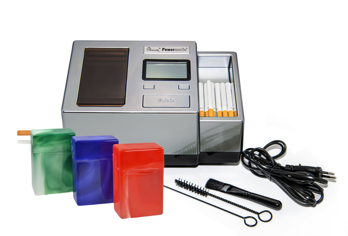 Powermatic 3+ - Frühlings -  Angebot - die beste elektrische Zigarettenstopfmaschine - Versandkostenfrei + 3 Zigarettenboxen GRATIS