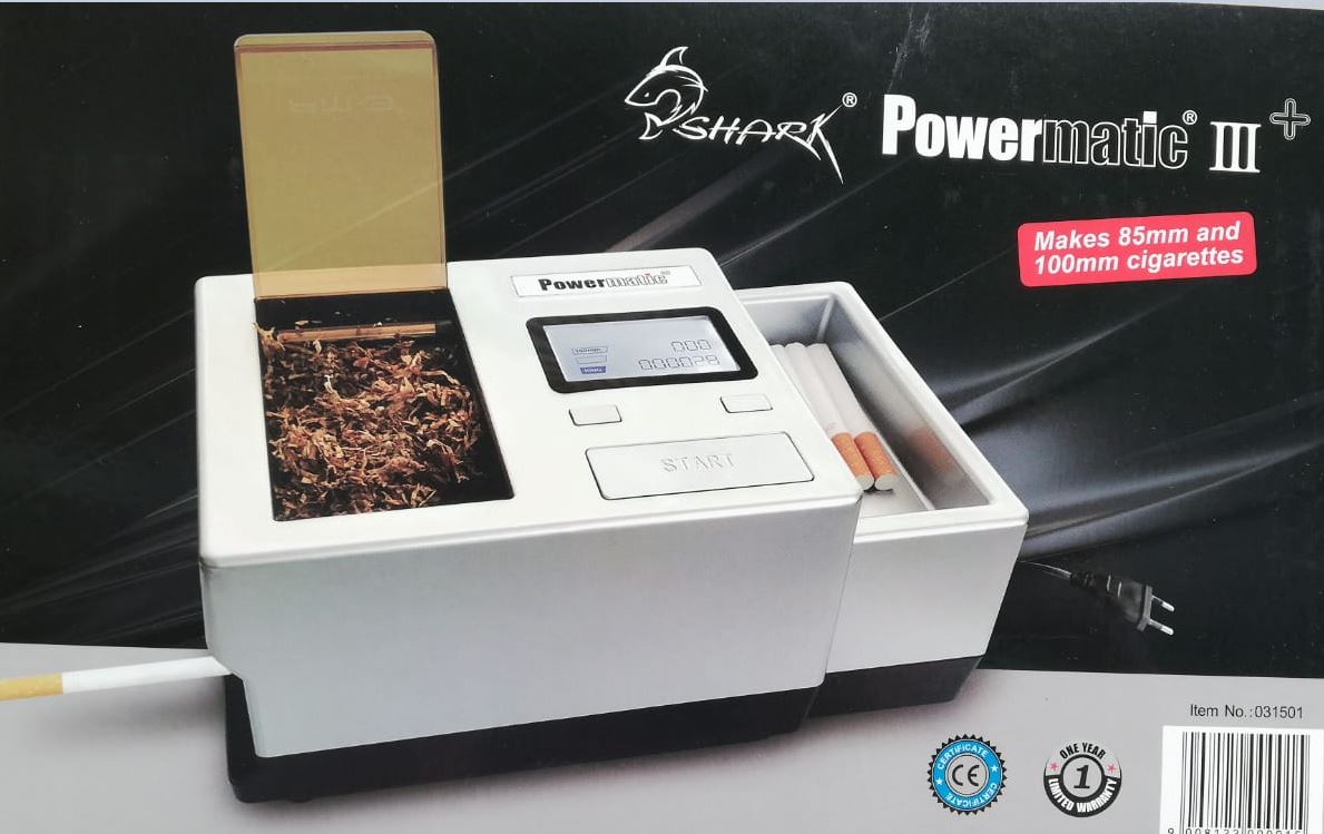 Powermatic 3+ - Frühlings -  Angebot - die beste elektrische Zigarettenstopfmaschine - Versandkostenfrei + 3 Zigarettenboxen GRATIS